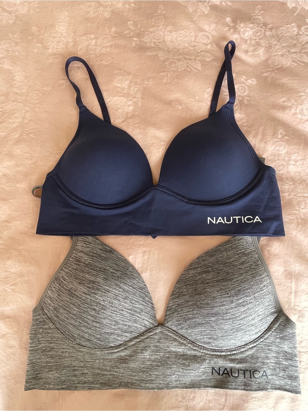Nautica Women's Seamless Light Support Bralettes